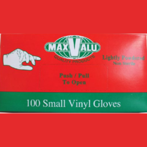 Clear Vinyl Glove Light Powder