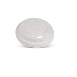 Bio White Lids for 8 Oz Bio Cups (80.5mm)