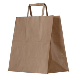 Kraft Brown Flat Handle Paper Bags