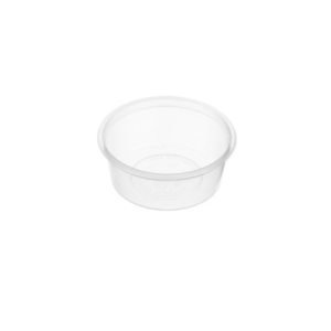 Sauce Round Container – Clear 70ml