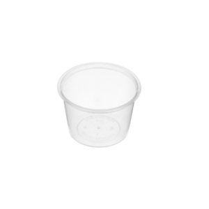 Sauce Round Container - Clear 100ml