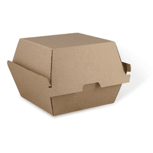 High/Large Burger Box (113x111x100mm) Corrugated)