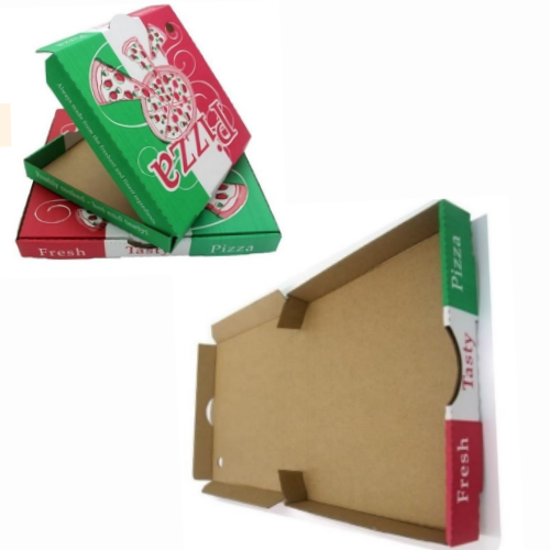 brown pizza boxes