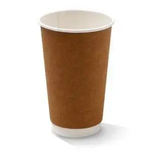 16 oz PE Coated DW Cup/Kraft 500pc/ctn