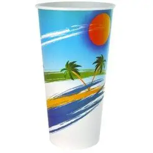 Paper Cup Milkshake Paradiso Multi Colour 24 oz