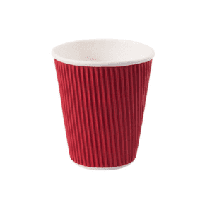 12 Oz Red Ripple Cups
